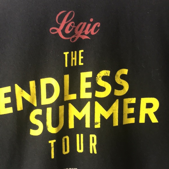 Next level Logic “The endless summer tour “ black t-shirt Sz M - Picture 8 of 8